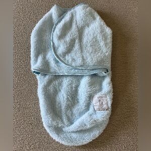 Little Giraffe Blue Baby Swaddle